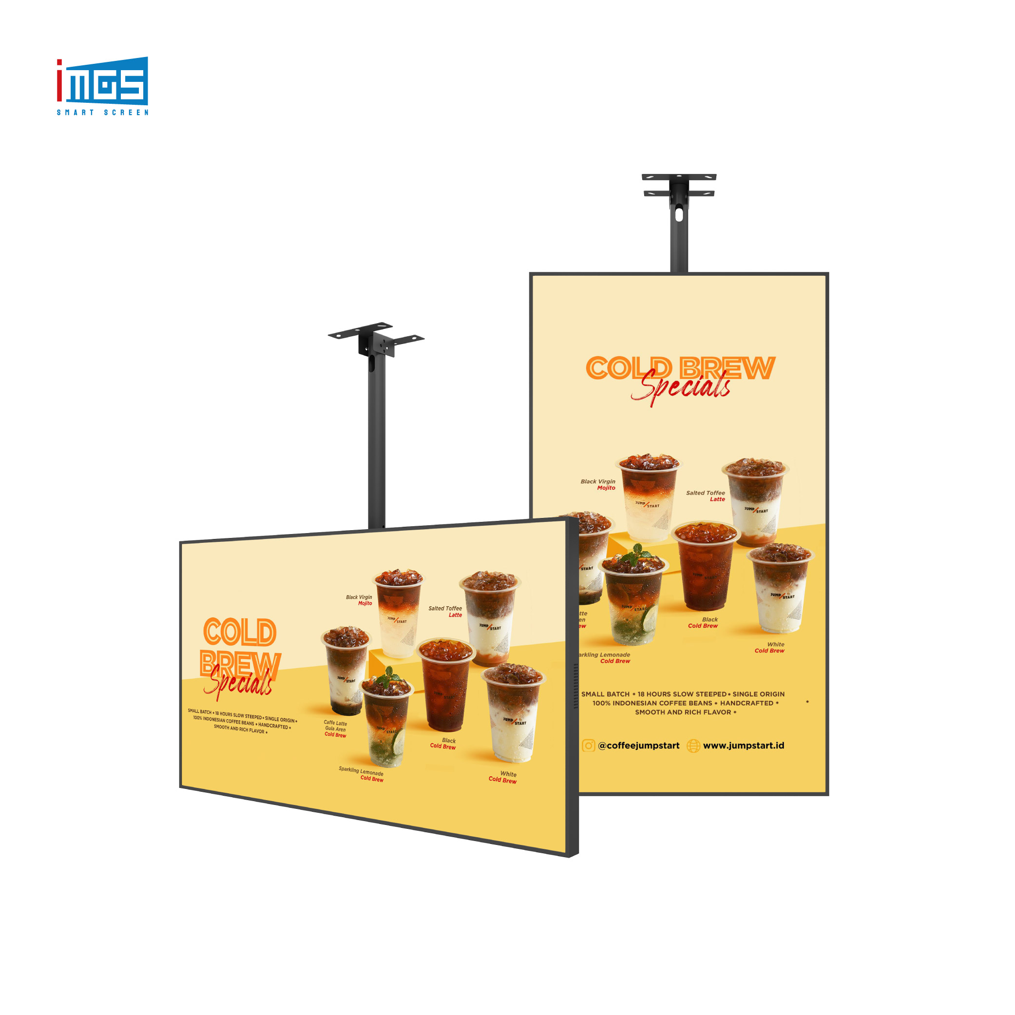 Desktop Digital Signage Menu Board Monitor