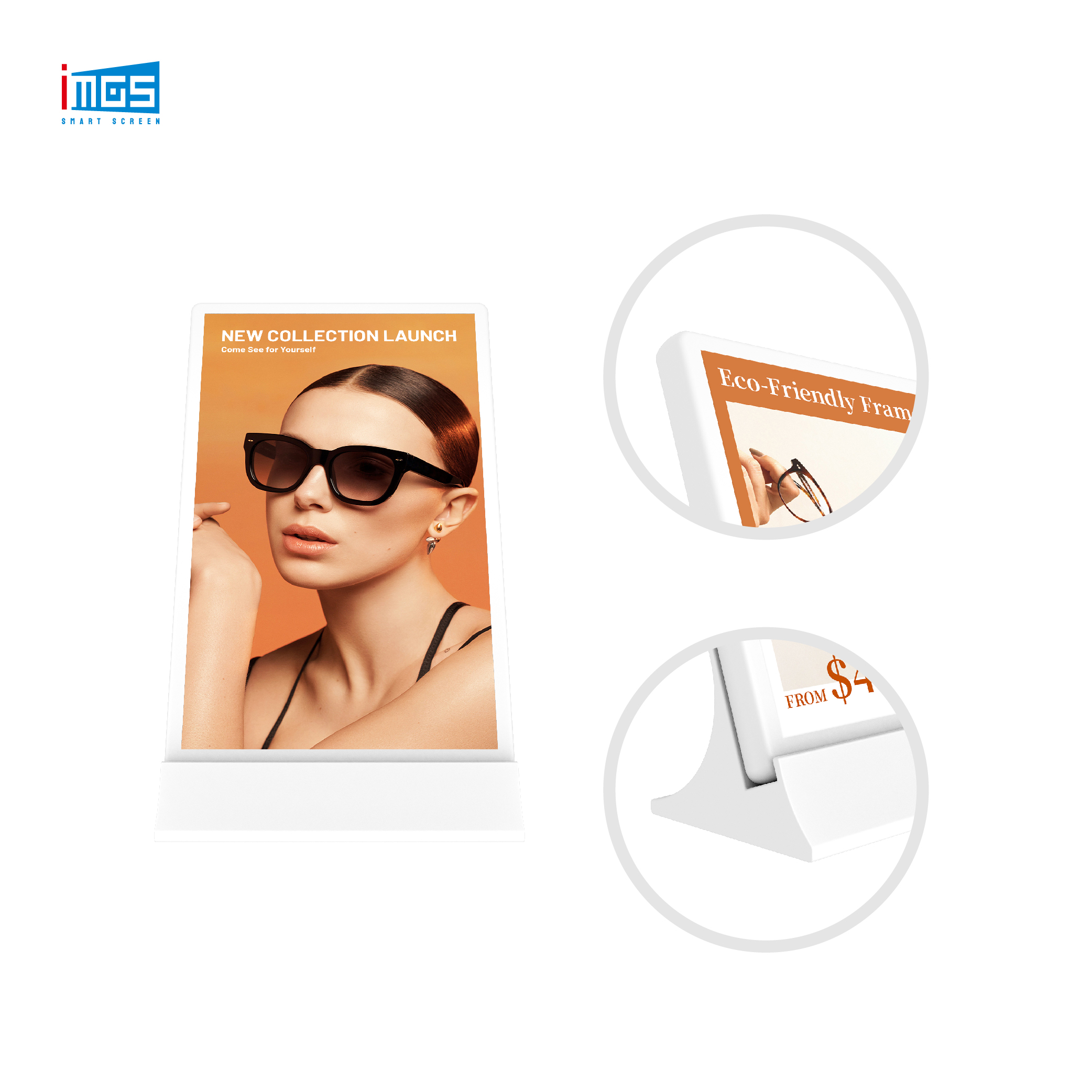 Desktop Digital Signage Dual Sided Advertising Display