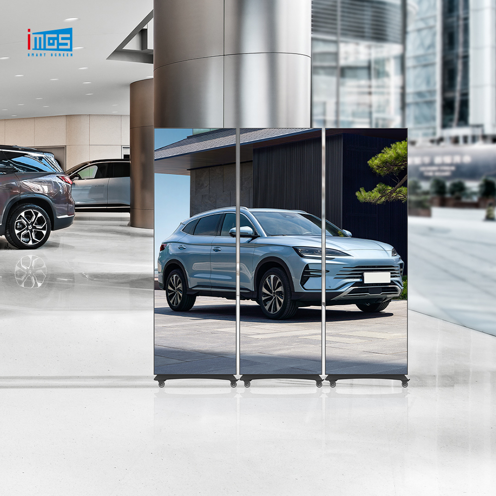 LED Magnetic Advertising Screens for Supermarkets and Gondola Shelving